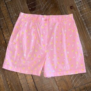 Vintage Lilly Pulitzer Pink Shorts with Butterflies, Size 10, EUC